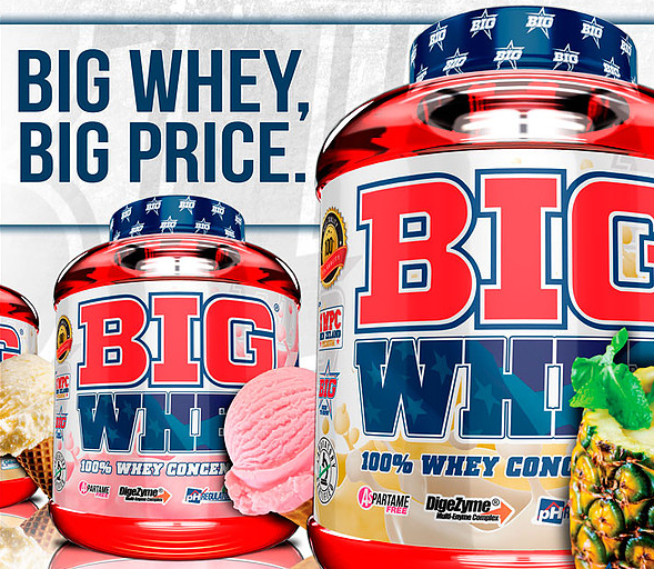 big whey 100 concentrato da siero di latte a veloce rilascio degli amminoacidi